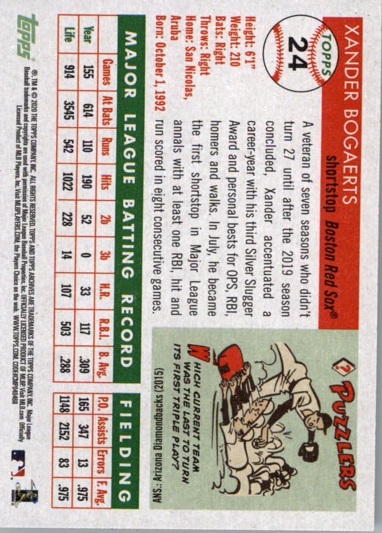 2020 Topps Archives Baseball Main Set Cards #1 to #160 Rookies and Veterans - Picture 47 of 293