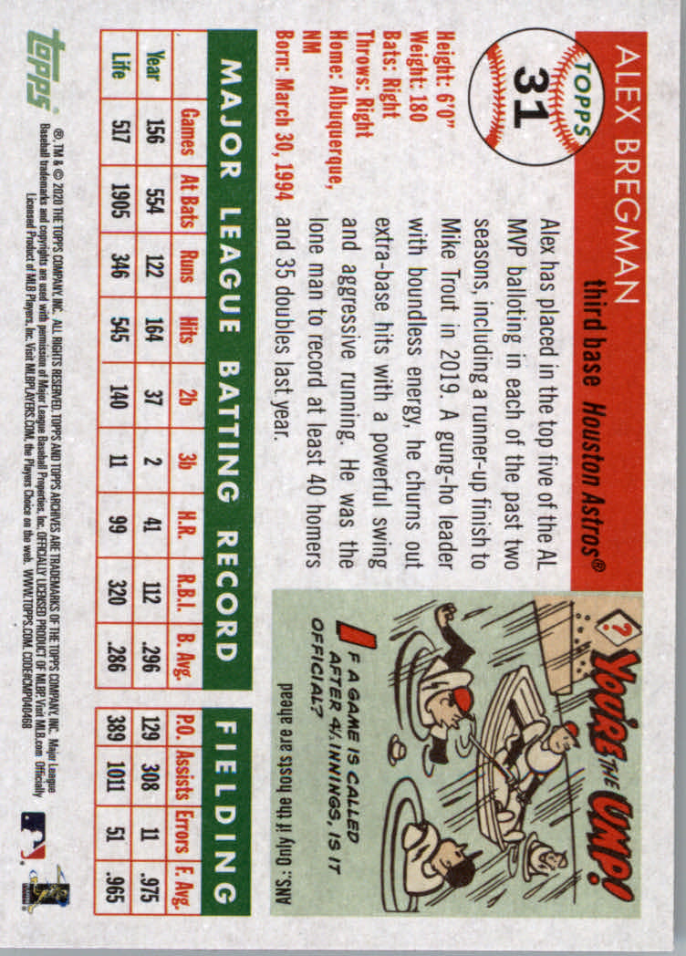 2020 Topps Archives Baseball Main Set Cards #1 to #160 Rookies and Veterans - Picture 59 of 293