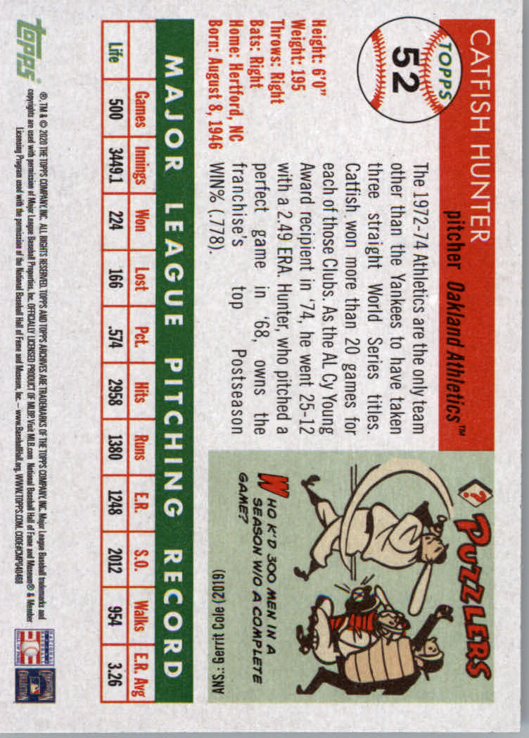 2020 Topps Archives Baseball Main Set Cards #1 to #160 Rookies and Veterans - Picture 99 of 293