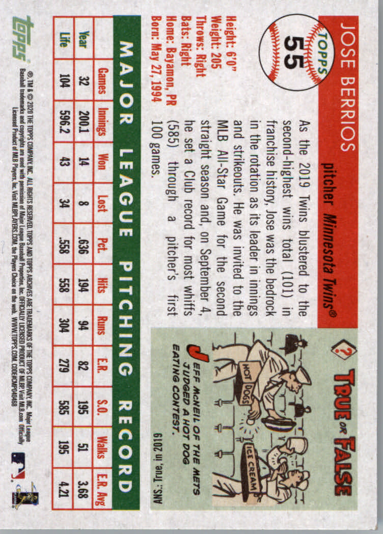 2020 Topps Archives Baseball Main Set Cards #1 to #160 Rookies and Veterans - Picture 105 of 293