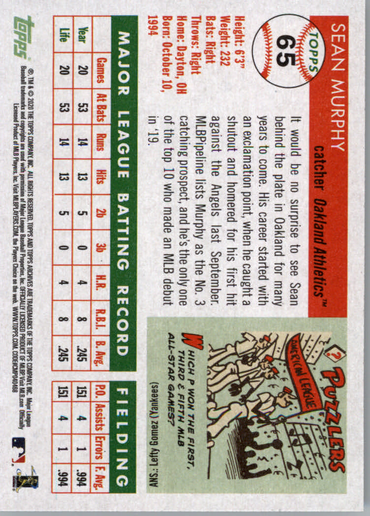 2020 Topps Archives Baseball Main Set Cards #1 to #160 Rookies and Veterans - Picture 123 of 293