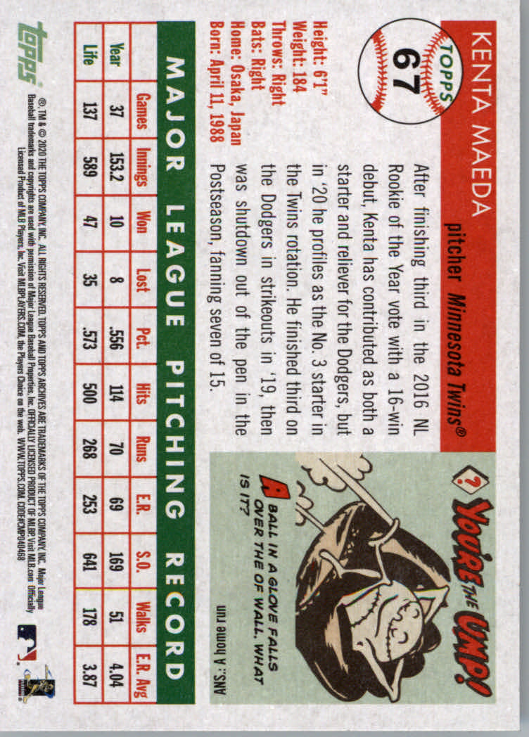 2020 Topps Archives Baseball Main Set Cards #1 to #160 Rookies and Veterans - Picture 127 of 293