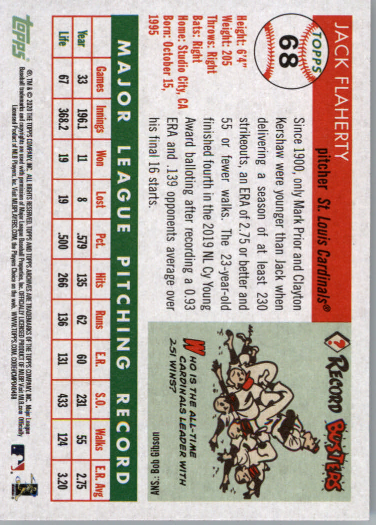 2020 Topps Archives Baseball Main Set Cards #1 to #160 Rookies and Veterans - Picture 129 of 293
