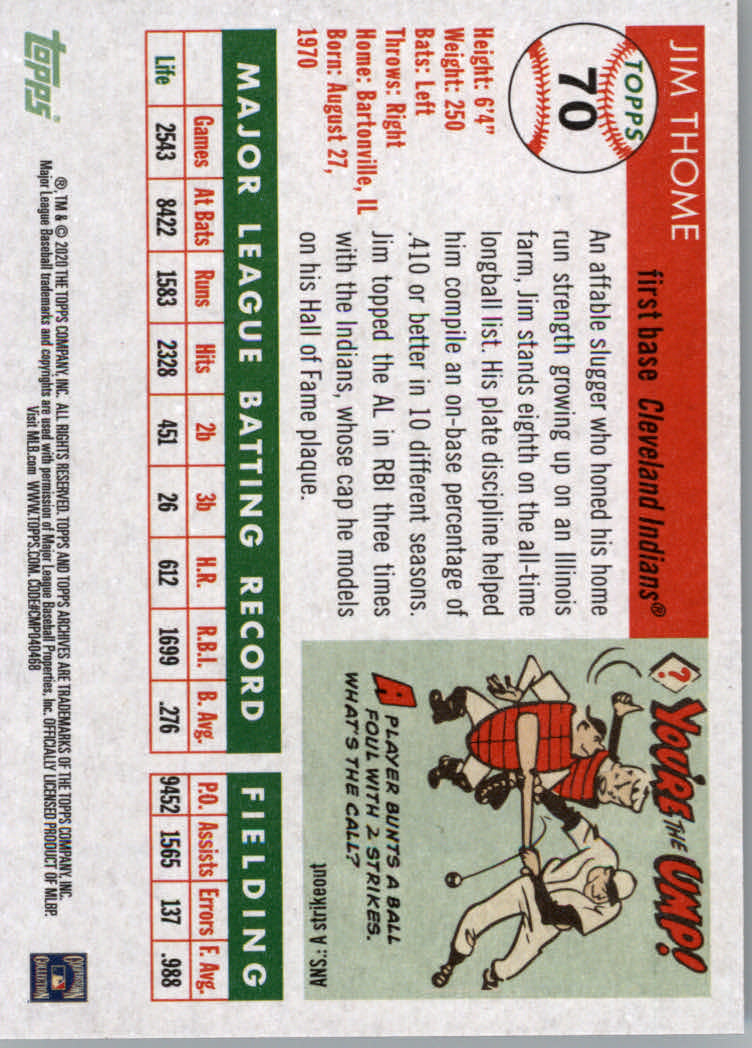 2020 Topps Archives Baseball Main Set Cards #1 to #160 Rookies and Veterans - Picture 131 of 293