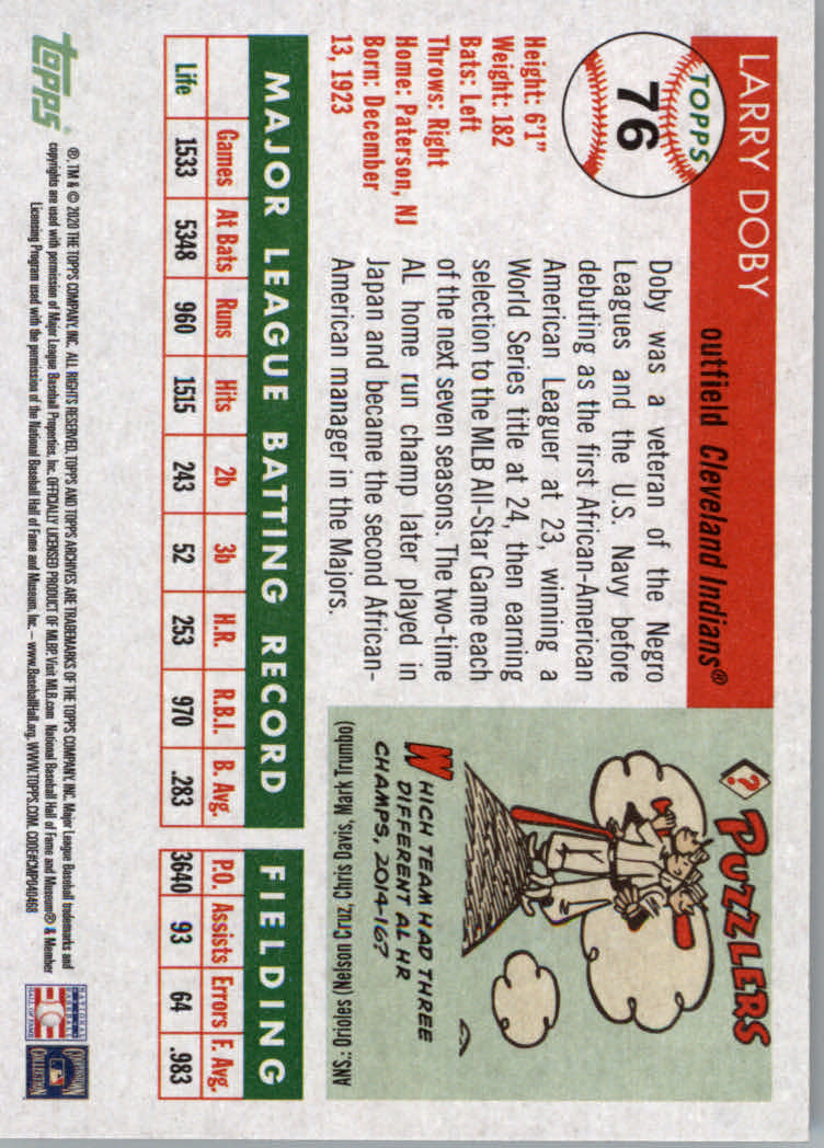 2020 Topps Archives Baseball Main Set Cards #1 to #160 Rookies and Veterans - Picture 143 of 293