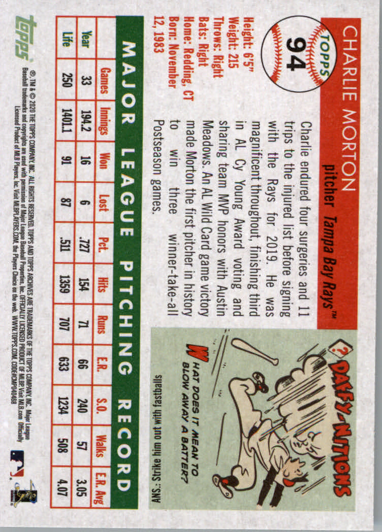 2020 Topps Archives Baseball Main Set Cards #1 to #160 Rookies and Veterans - Picture 179 of 293