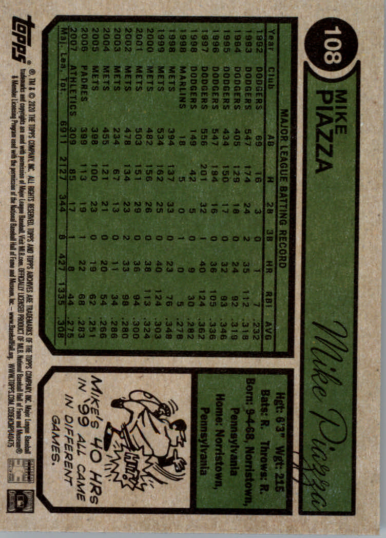 2020 Topps Archives Baseball Main Set Cards #1 to #160 Rookies and Veterans - Picture 203 of 293