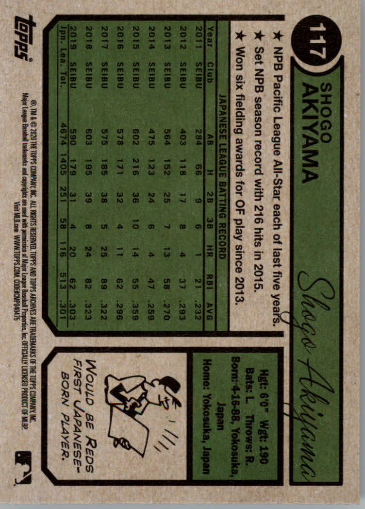 2020 Topps Archives Baseball Main Set Cards #1 to #160 Rookies and Veterans - Picture 219 of 293