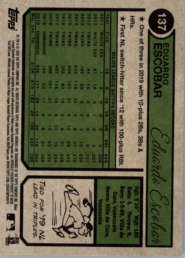 2020 Topps Archives Baseball Main Set Cards #1 to #160 Rookies and Veterans - Picture 255 of 293