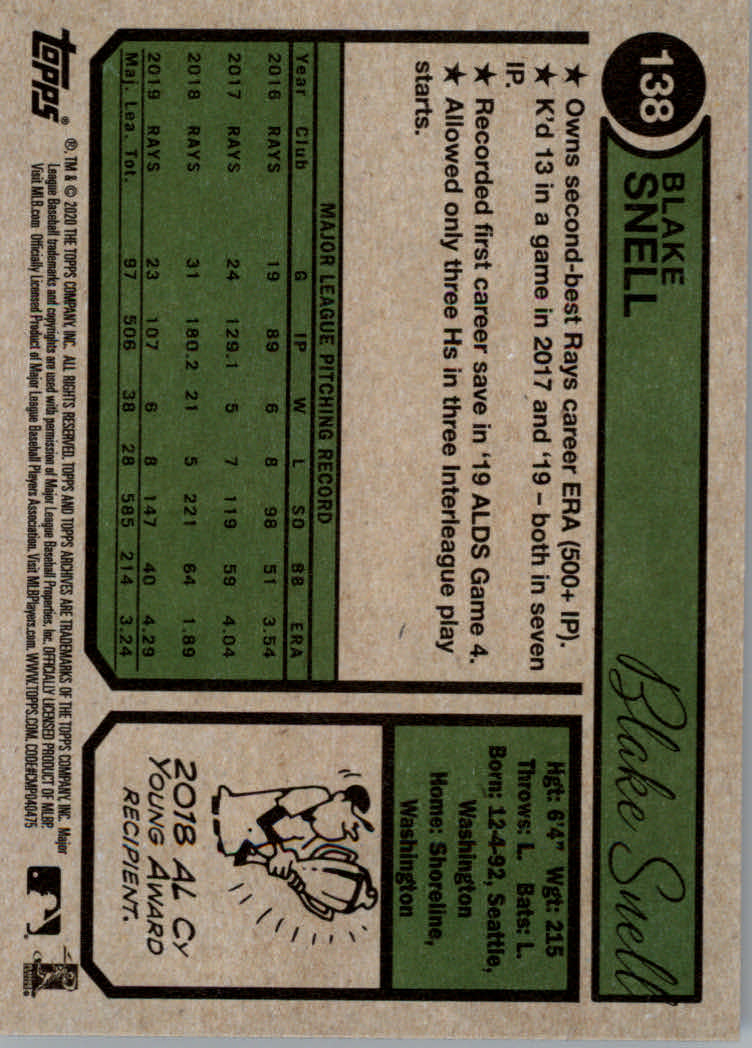 2020 Topps Archives Baseball Main Set Cards #1 to #160 Rookies and Veterans - Picture 257 of 293