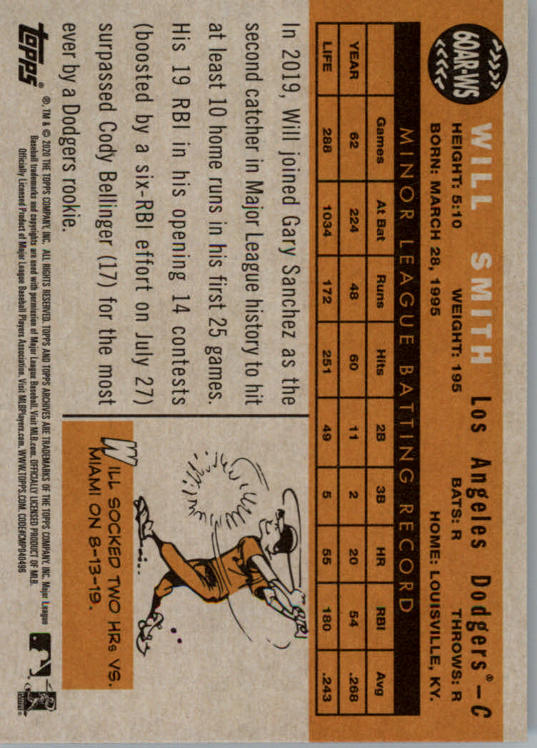 2020 Topps Archives Baseball '60 Topps All-Star Rookies Insert Cards - Picture 31 of 33