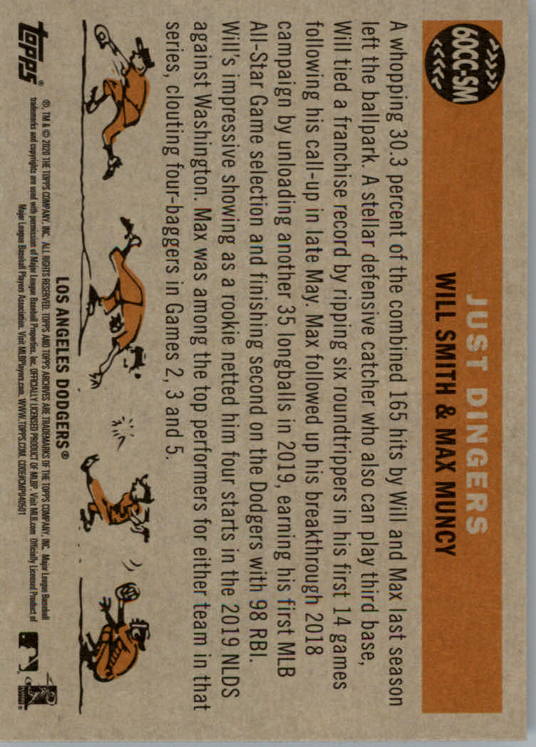 2020 Topps Archives Baseball '60 Topps Combo' Insert and Dual Autograph Cards - Picture 7 of 15