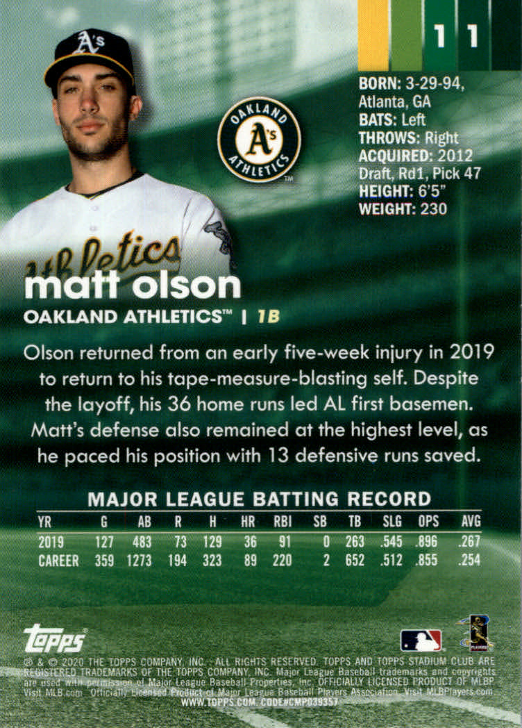 2020 Stadium Club (Topps) Baseball "Main Set" Cards #1 to #150 Rookies and Vets - Picture 23 of 281