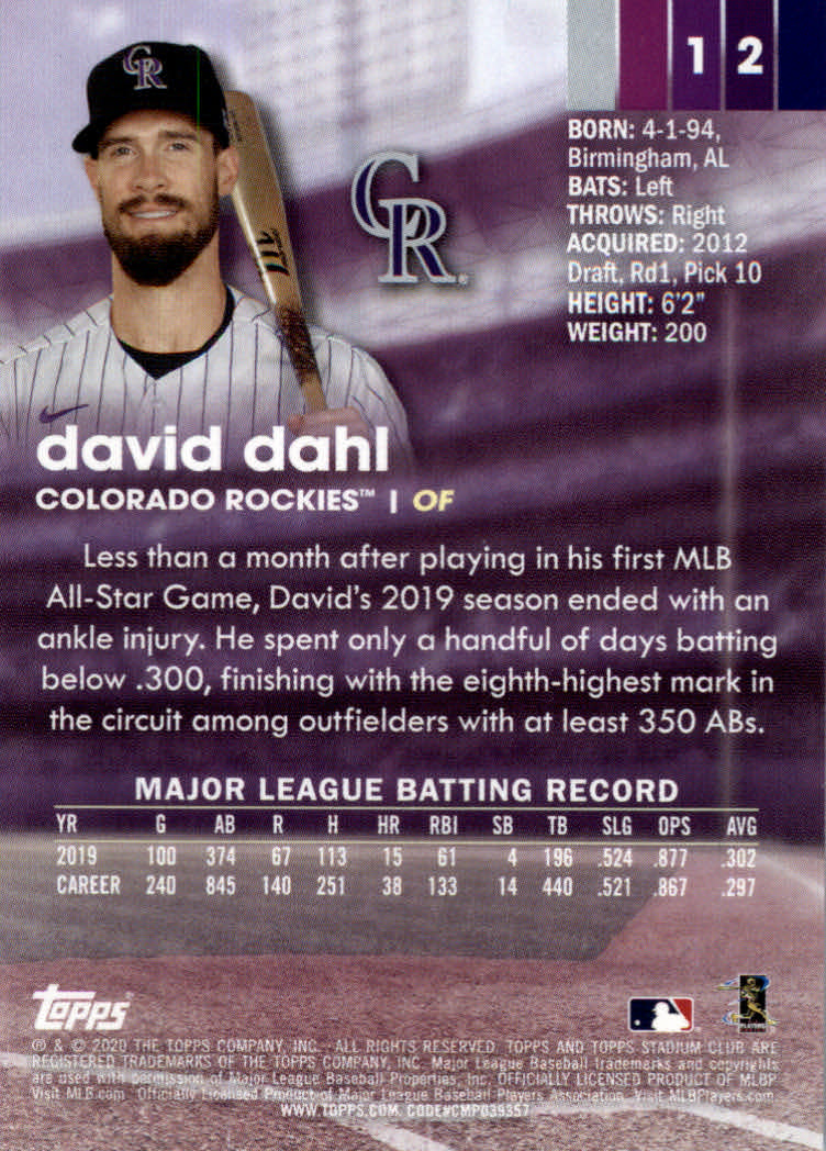 2020 Stadium Club (Topps) Baseball "Main Set" Cards #1 to #150 Rookies and Vets - Picture 25 of 281