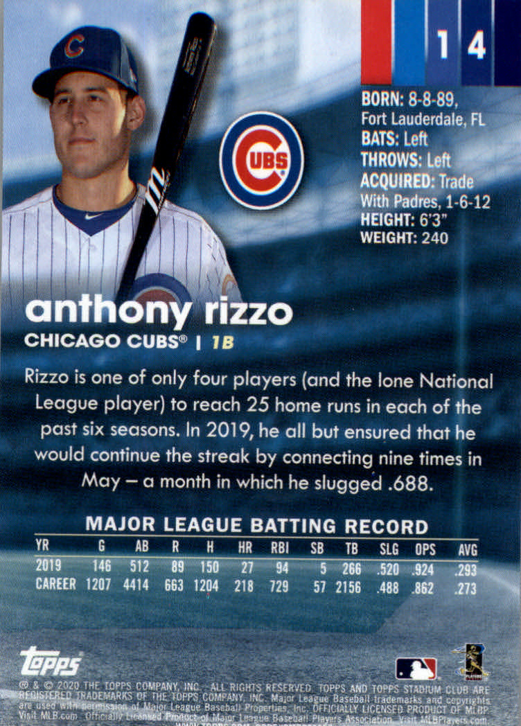2020 Stadium Club (Topps) Baseball "Main Set" Cards #1 to #150 Rookies and Vets - Picture 27 of 281