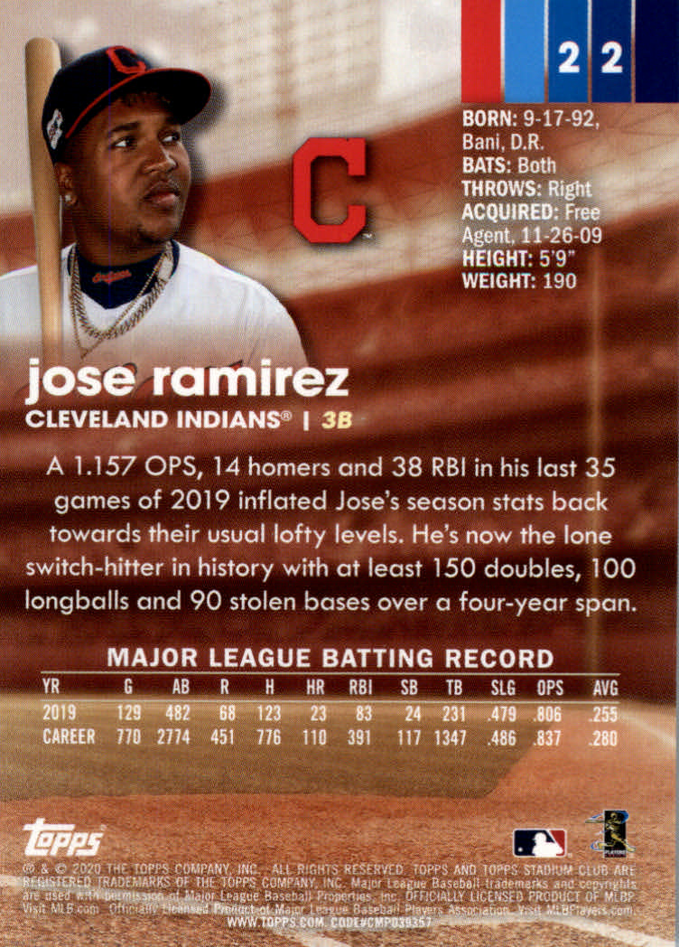2020 Stadium Club (Topps) Baseball "Main Set" Cards #1 to #150 Rookies and Vets - Picture 43 of 281