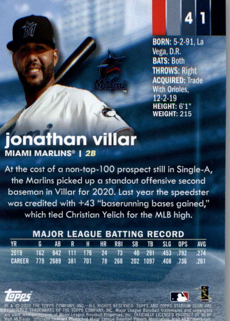 2020 Stadium Club (Topps) Baseball "Main Set" Cards #1 to #150 Rookies and Vets - Picture 79 of 281