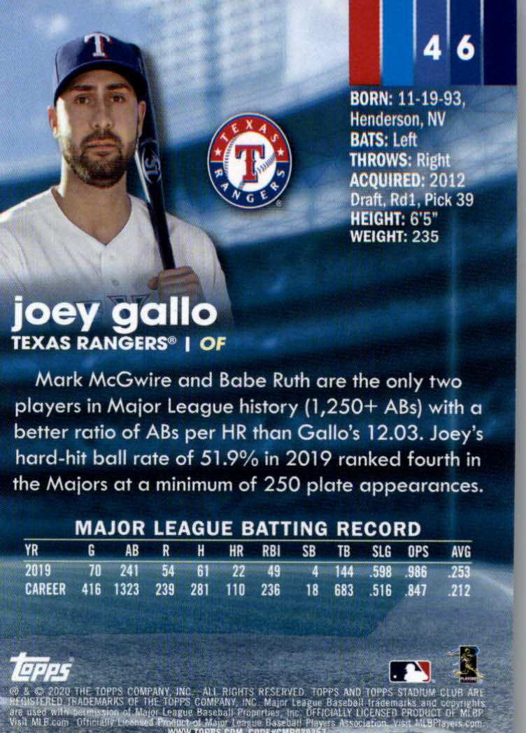 2020 Stadium Club (Topps) Baseball "Main Set" Cards #1 to #150 Rookies and Vets - Picture 87 of 281