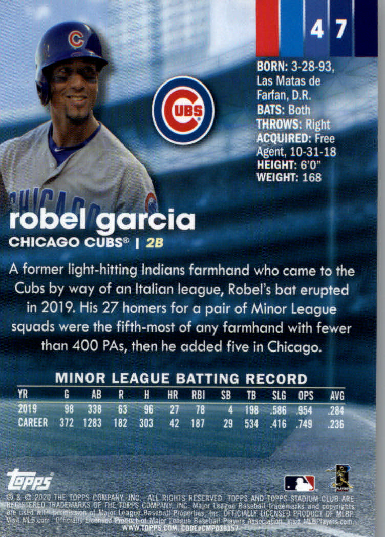2020 Stadium Club (Topps) Baseball "Main Set" Cards #1 to #150 Rookies and Vets - Picture 89 of 281