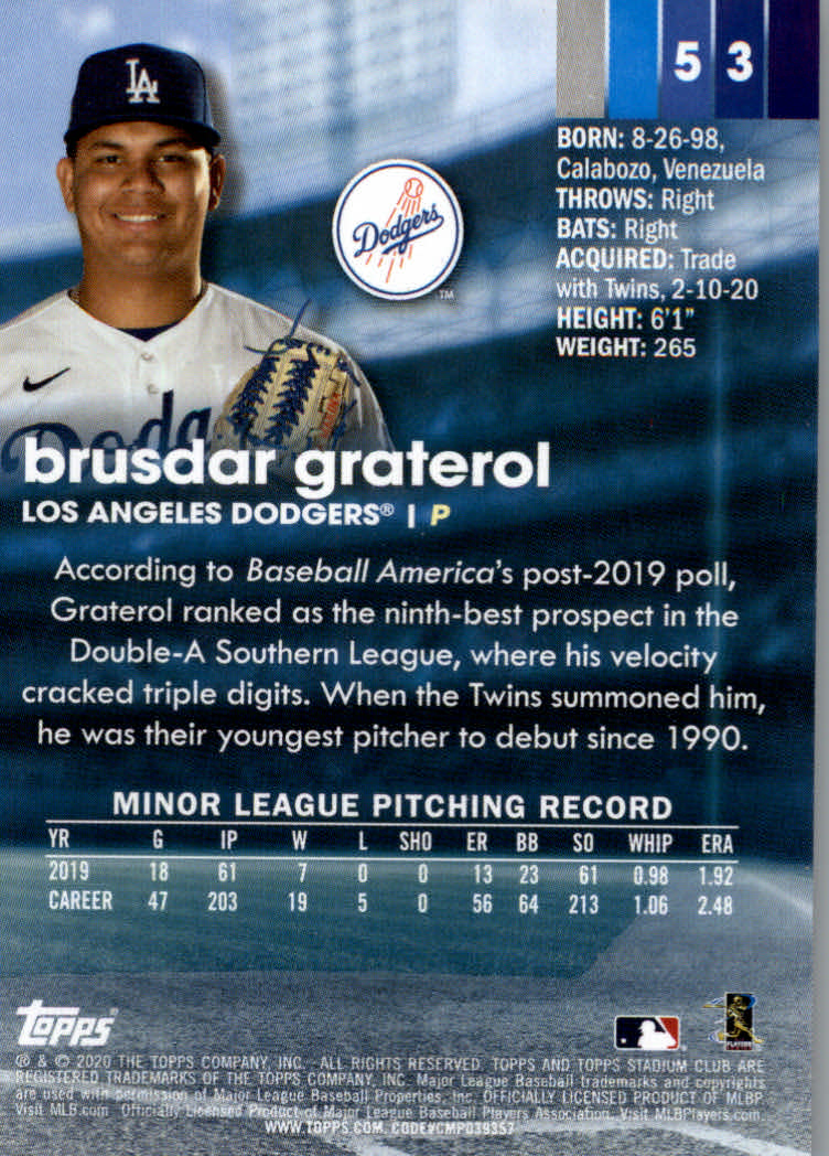2020 Stadium Club (Topps) Baseball "Main Set" Cards #1 to #150 Rookies and Vets - Picture 99 of 281