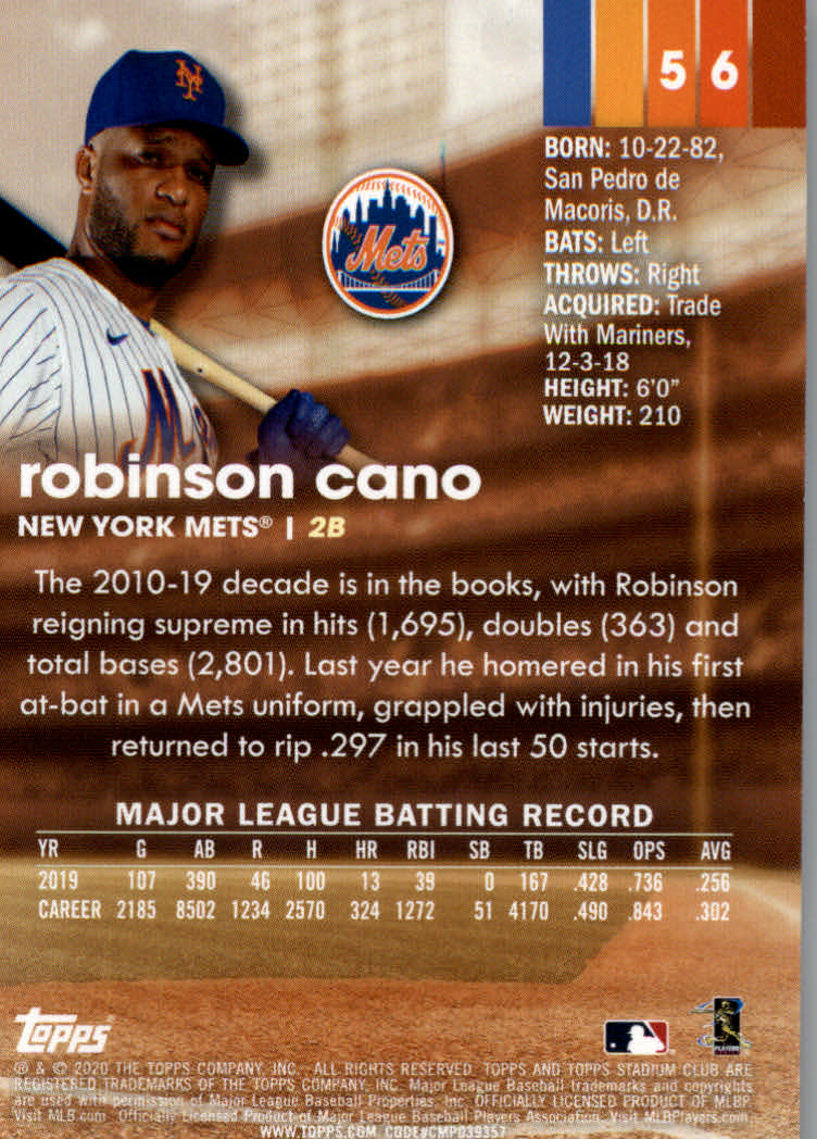 2020 Stadium Club (Topps) Baseball "Main Set" Cards #1 to #150 Rookies and Vets - Picture 105 of 281