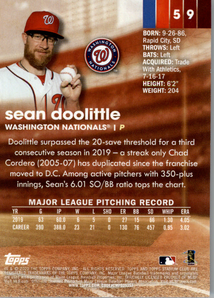2020 Stadium Club (Topps) Baseball "Main Set" Cards #1 to #150 Rookies and Vets - Picture 111 of 281