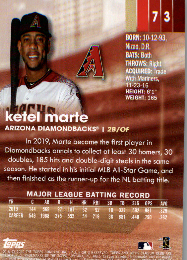 2020 Stadium Club (Topps) Baseball "Main Set" Cards #1 to #150 Rookies and Vets - Picture 135 of 281
