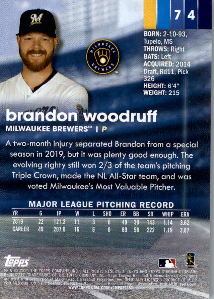 2020 Stadium Club (Topps) Baseball "Main Set" Cards #1 to #150 Rookies and Vets - Picture 137 of 281