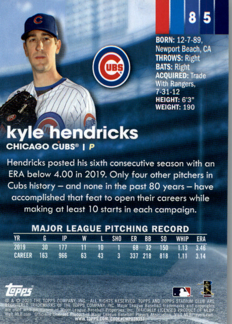 2020 Stadium Club (Topps) Baseball "Main Set" Cards #1 to #150 Rookies and Vets - Picture 159 of 281