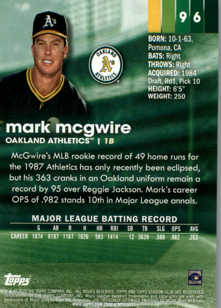 2020 Stadium Club (Topps) Baseball "Main Set" Cards #1 to #150 Rookies and Vets - Picture 177 of 281