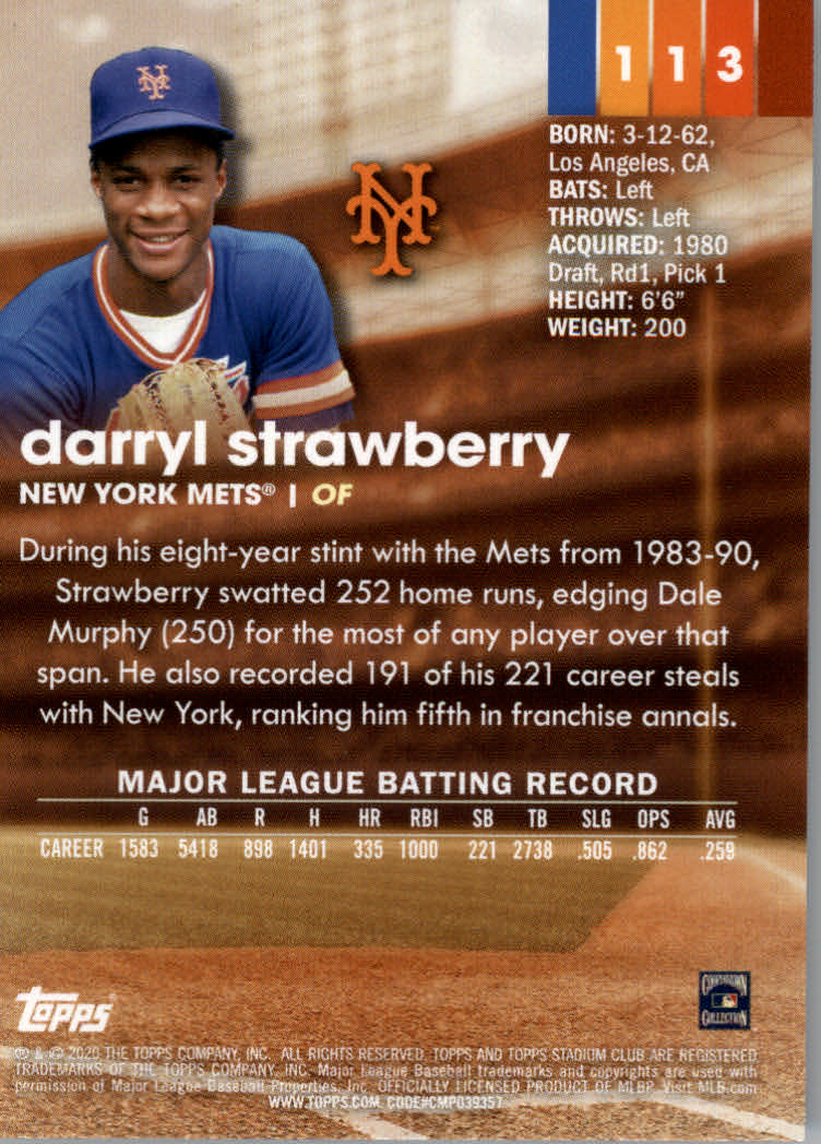 2020 Stadium Club (Topps) Baseball "Main Set" Cards #1 to #150 Rookies and Vets - Picture 211 of 281