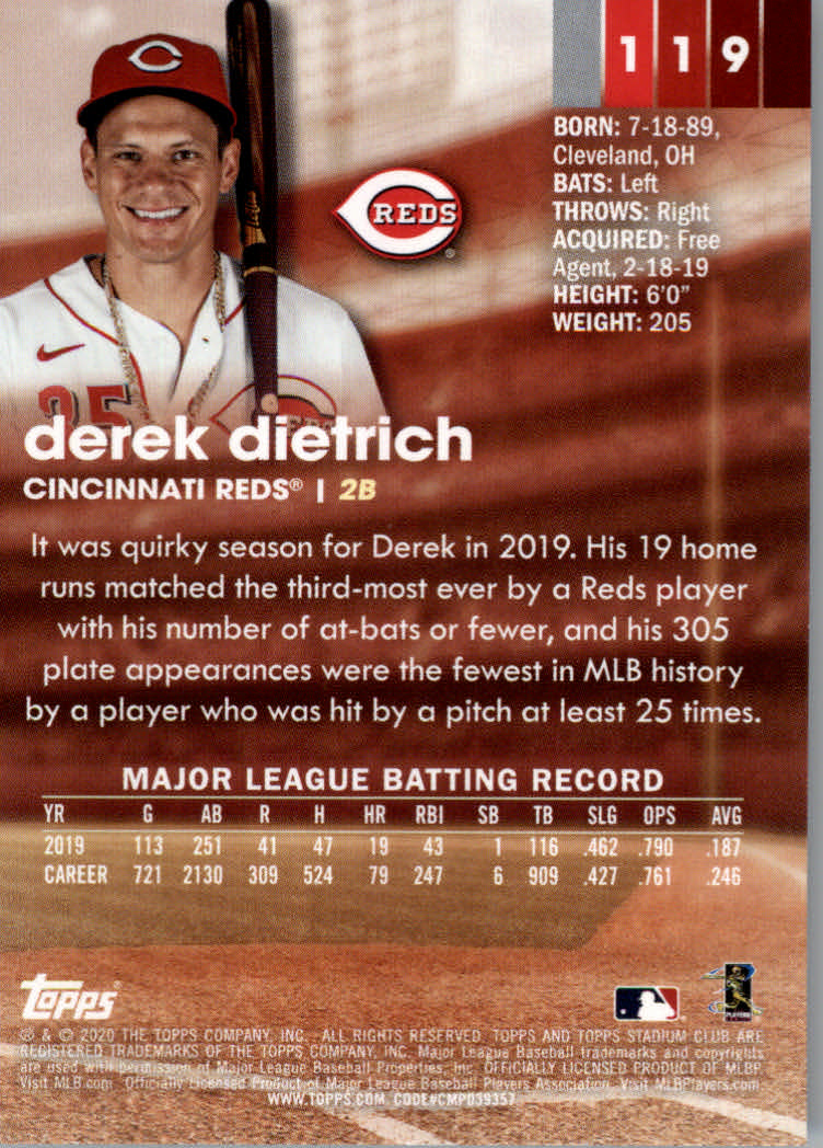 2020 Stadium Club (Topps) Baseball "Main Set" Cards #1 to #150 Rookies and Vets - Picture 221 of 281