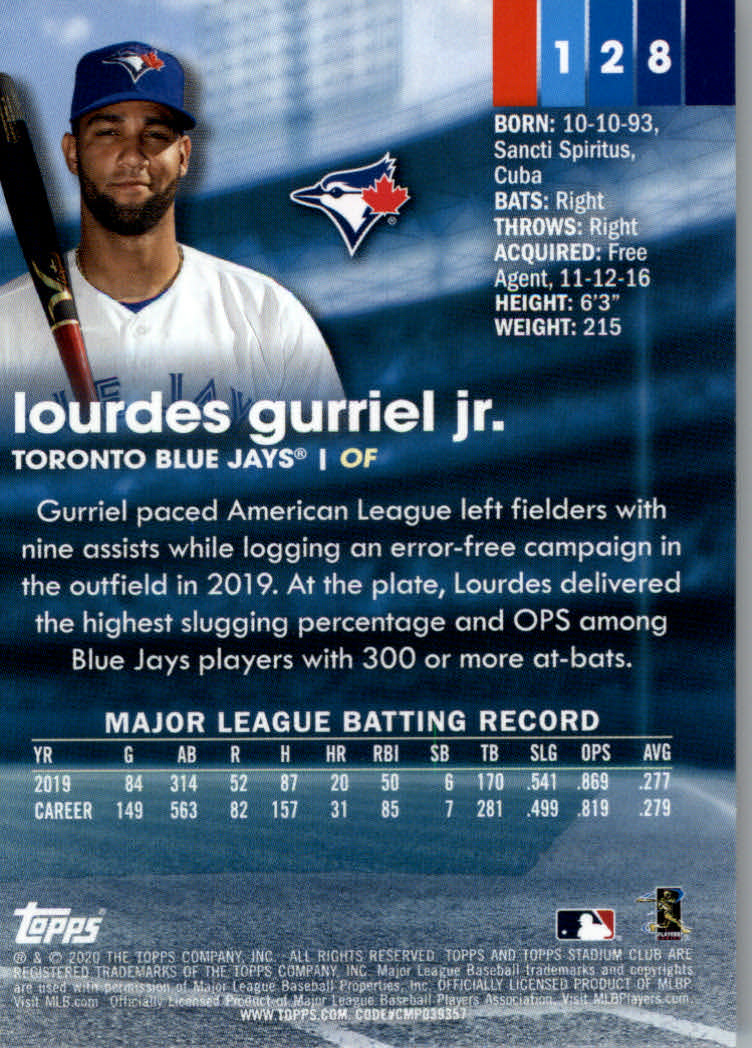 2020 Stadium Club (Topps) Baseball "Main Set" Cards #1 to #150 Rookies and Vets - Picture 239 of 281