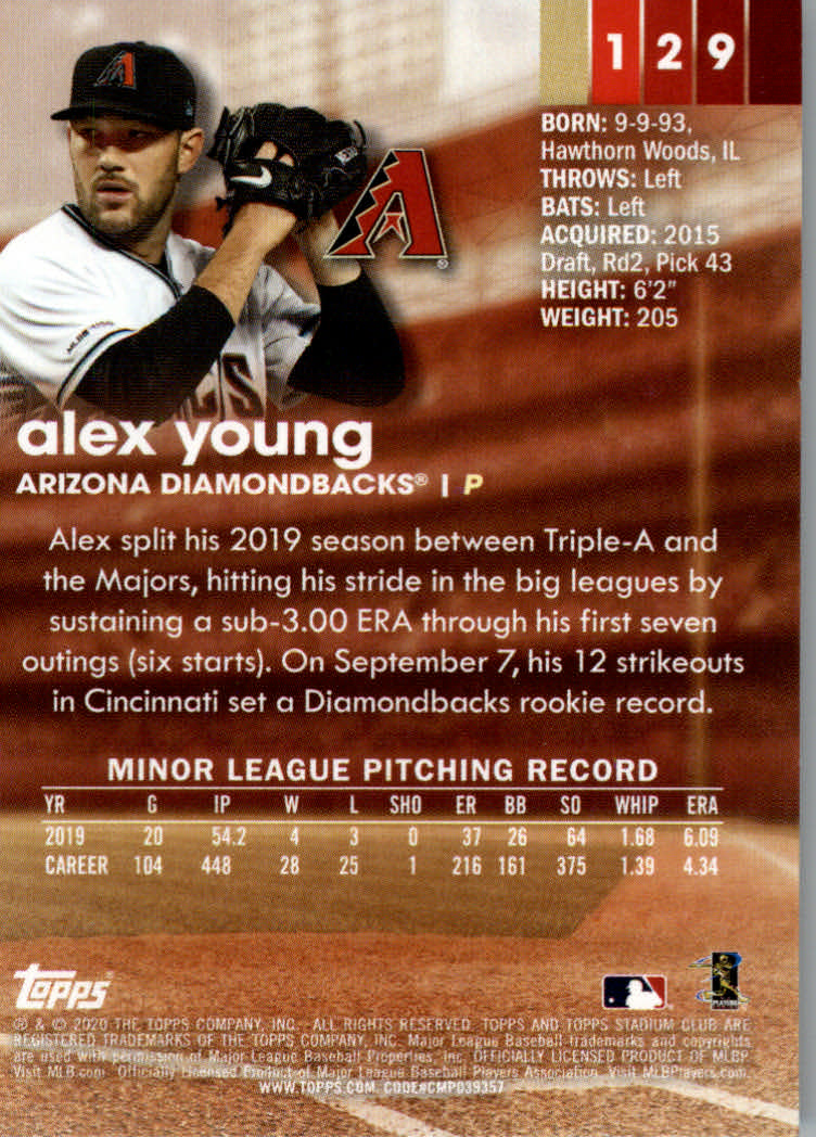 2020 Stadium Club (Topps) Baseball "Main Set" Cards #1 to #150 Rookies and Vets - Picture 241 of 281