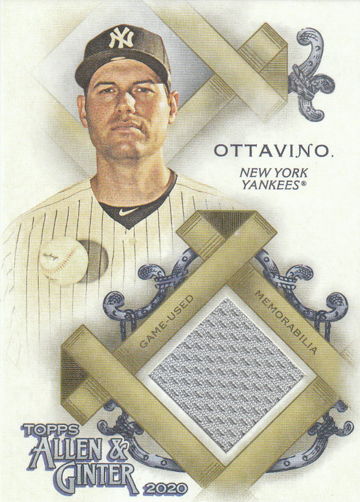 2020 Allen and Ginter (Topps) Baseball "Relics" Insert Cards - Picture 8 of 25