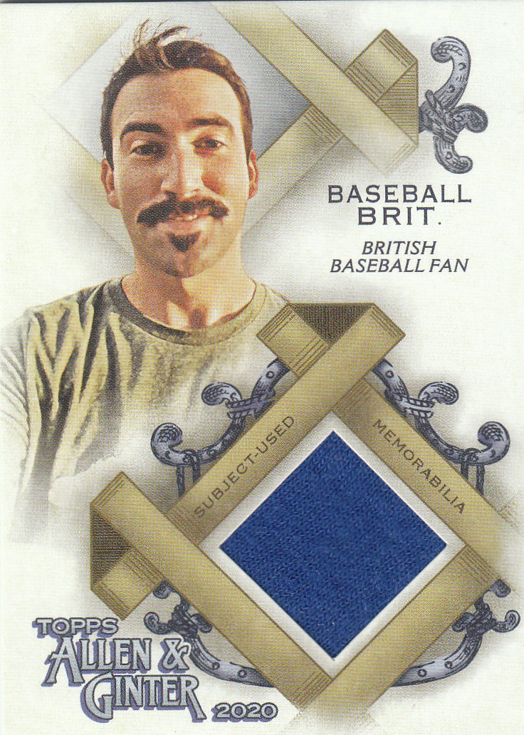 2020 Allen and Ginter (Topps) Baseball "Relics" Insert Cards - Picture 10 of 25