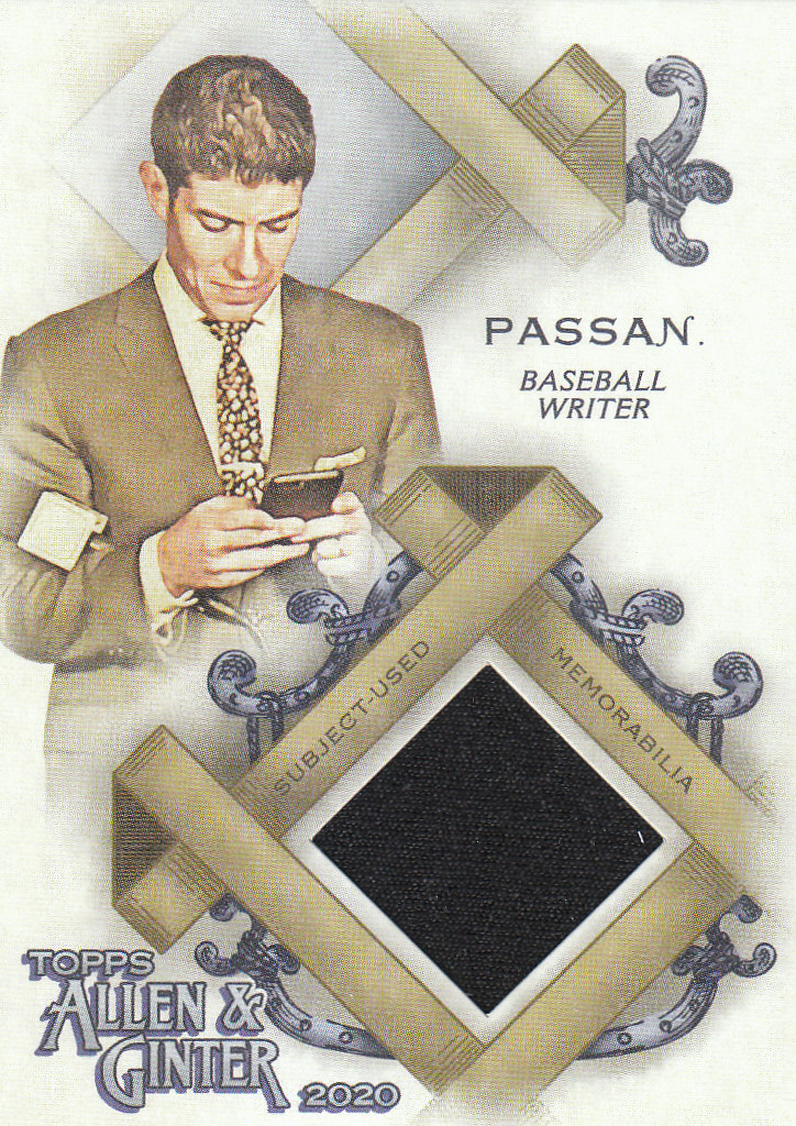 2020 Allen and Ginter (Topps) Baseball "Relics" Insert Cards - Picture 14 of 25