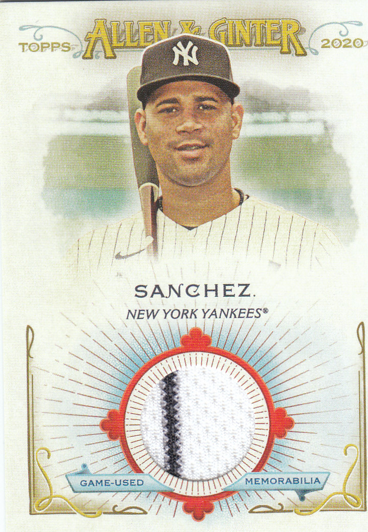 2020 Allen and Ginter (Topps) Baseball "Relics" Insert Cards - Picture 18 of 25