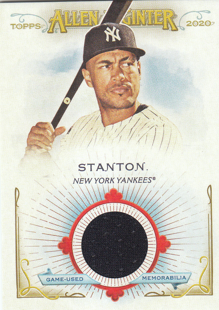 2020 Allen and Ginter (Topps) Baseball "Relics" Insert Cards - Picture 20 of 25