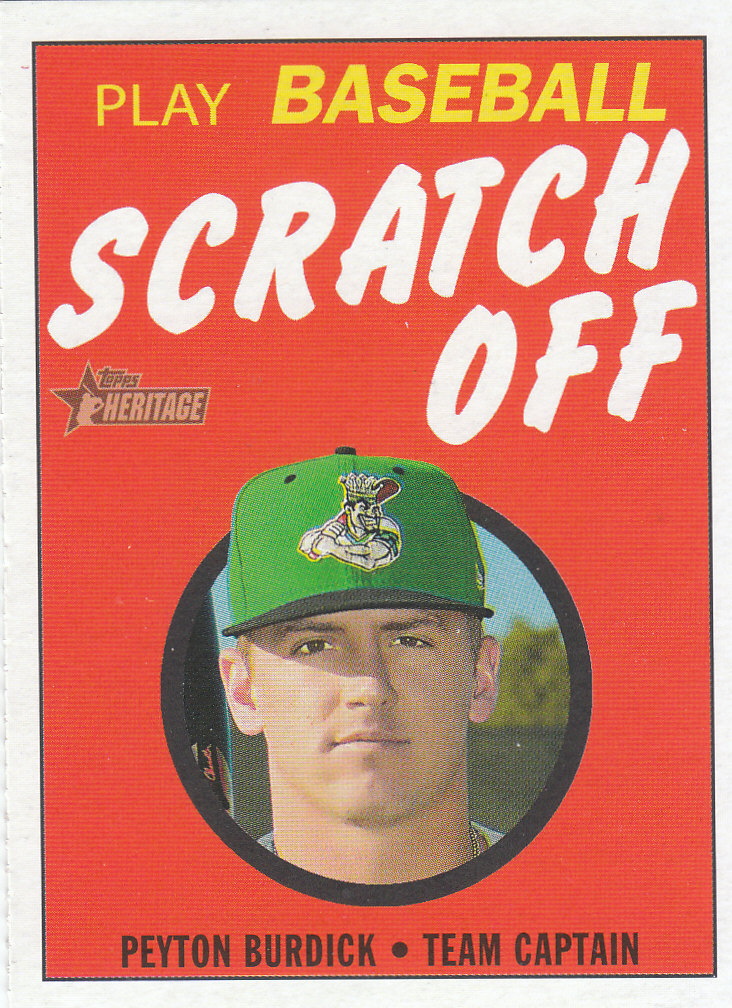 2020 Topps Heritage Minors Baseball "'71 Scratch Off" Insert Cards - Picture 8 of 15