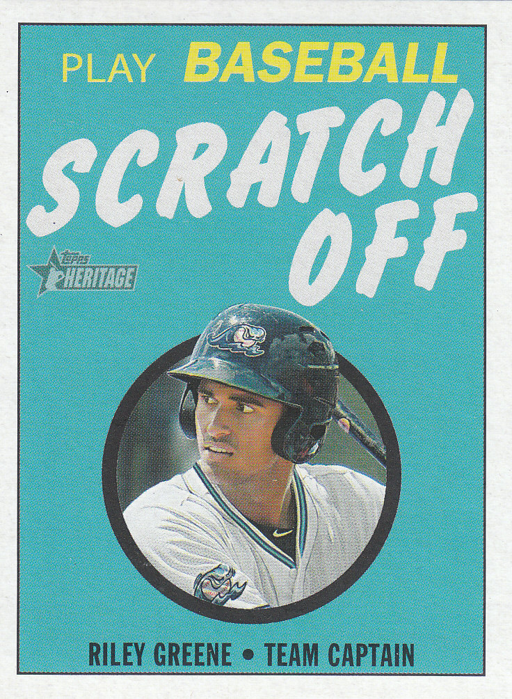 2020 Topps Heritage Minors Baseball "'71 Scratch Off" Insert Cards - Picture 10 of 15