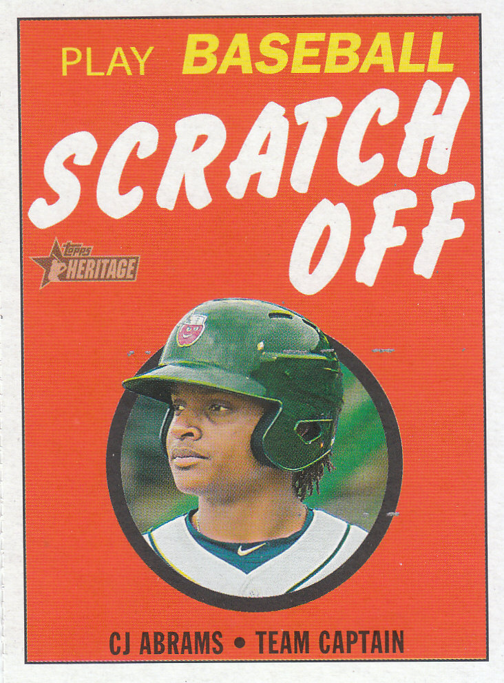 2020 Topps Heritage Minors Baseball "'71 Scratch Off" Insert Cards - Picture 12 of 15