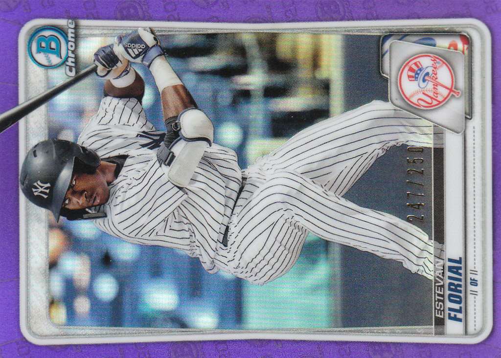 2020 Bowman Chrome Baseball "Refractors" Prospects Parallel Cards - Picture 44 of 73