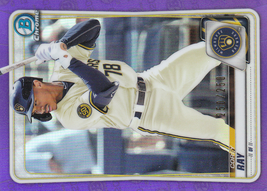 2020 Bowman Chrome Baseball "Refractors" Prospects Parallel Cards - Picture 46 of 73