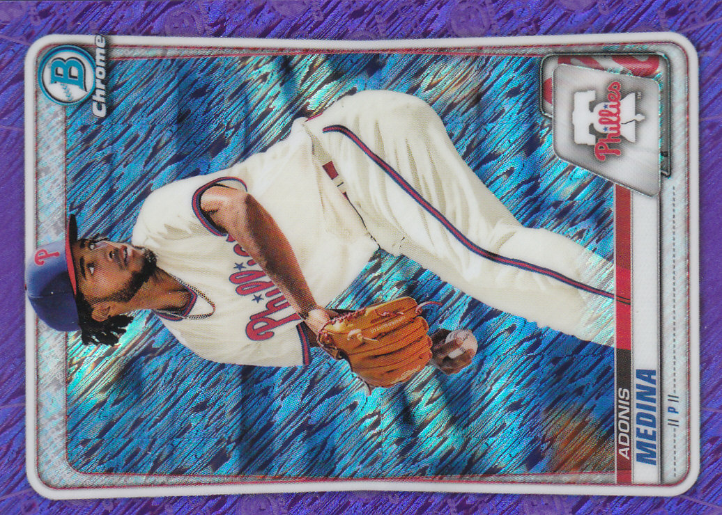 2020 Bowman Chrome Baseball "Refractors" Prospects Parallel Cards - Picture 50 of 73