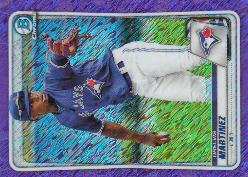 2020 Bowman Chrome Baseball "Refractors" Prospects Parallel Cards - Picture 54 of 73