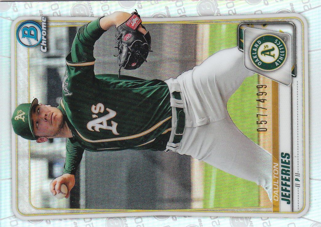 2020 Bowman Chrome Baseball "Refractors" Prospects Parallel Cards - Picture 62 of 73