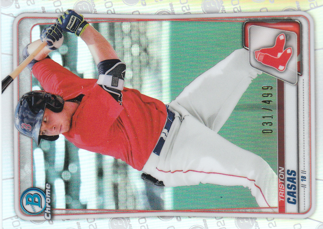 2020 Bowman Chrome Baseball "Refractors" Prospects Parallel Cards - Picture 66 of 73
