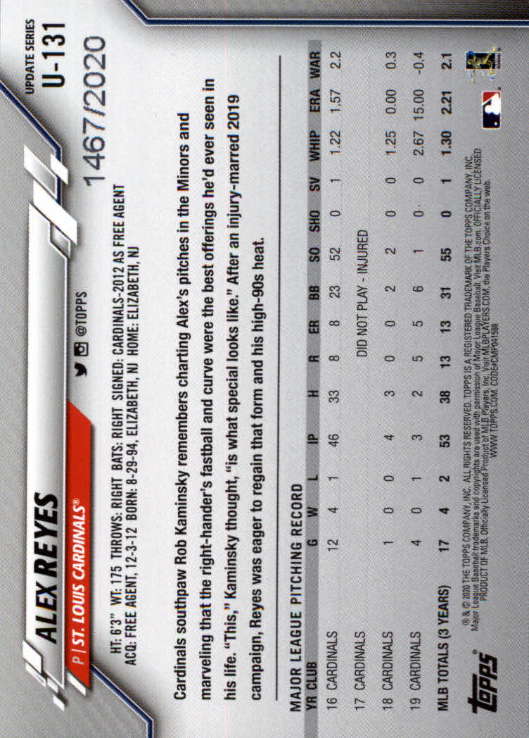2020 Topps Update Baseball "Gold" Parallel Cards - Picture 19 of 55