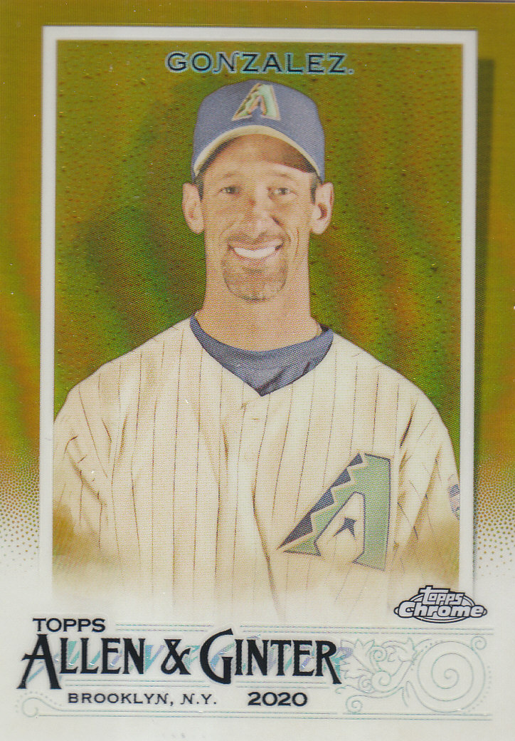 2020 Allen and Ginter Chrome (Topps) Baseball "Refractors" Parallel Cards - Bild 102 von 109